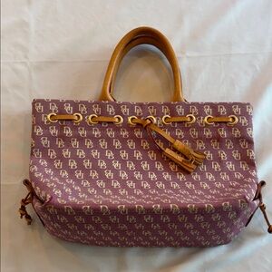 Dooney & Bourke Lavender Monogram Tote